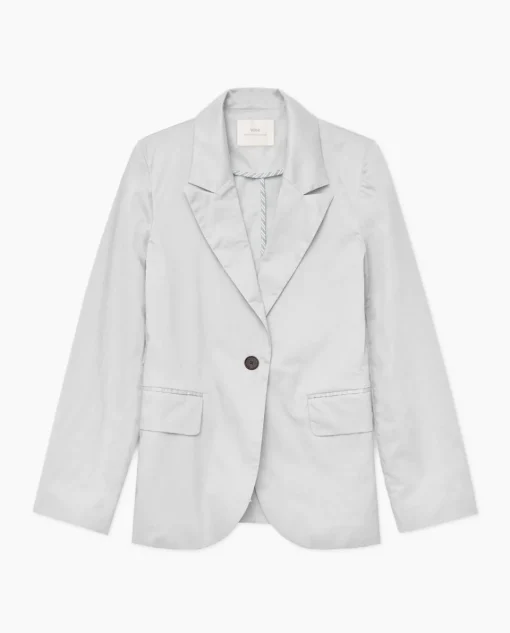 YERSE Americana 100% algodón popelín gris Fashion