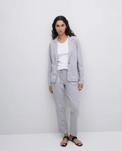 YERSE Americana cuello solapa gris Discount