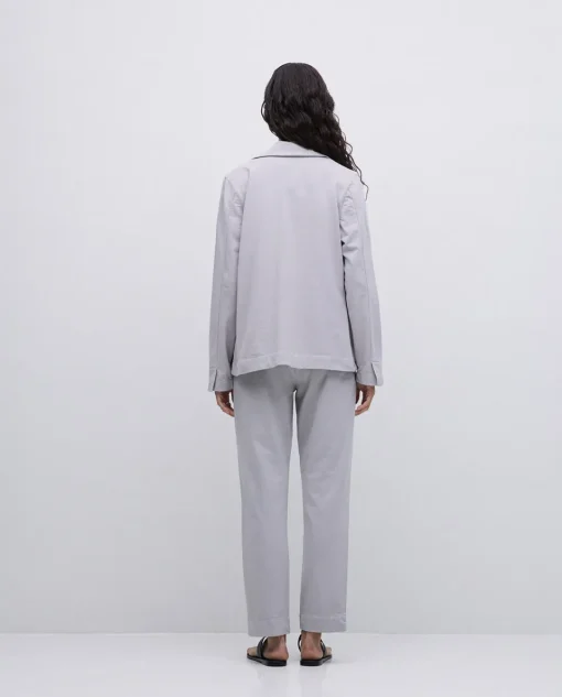 YERSE Americana cuello solapa gris Discount