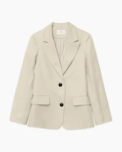 YERSE Americana mezcla lino crudo Fashion
