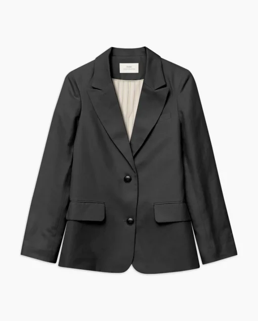 YERSE Americana mezcla lino negro New