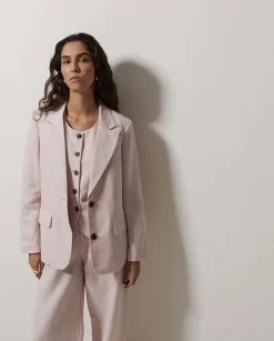 YERSE Americana mezcla lino rosa Outlet