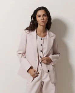 YERSE Americana mezcla lino rosa Outlet