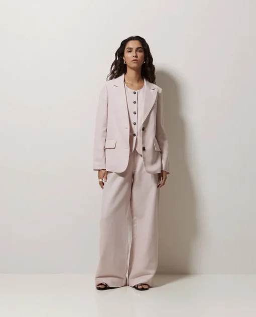 YERSE Americana mezcla lino rosa Outlet