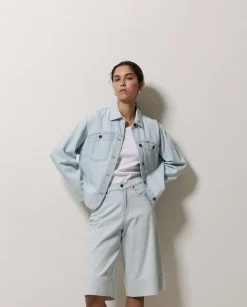 YERSE Bermudas denim azul índigo Best