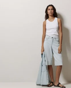 YERSE Bermudas denim azul índigo Best