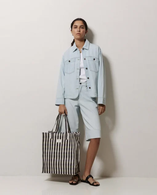 YERSE Bermudas denim azul índigo Best