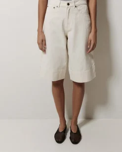 YERSE Bermudas denim crudo Outlet