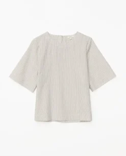 YERSE Blusa abrochado espalda crudo Discount