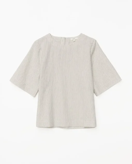 YERSE Blusa abrochado espalda crudo Discount