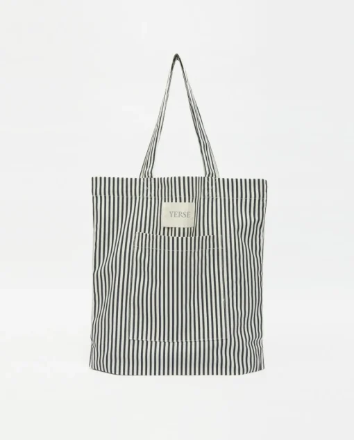 YERSE Bolsa loyalty rayas azul oscuro Sale