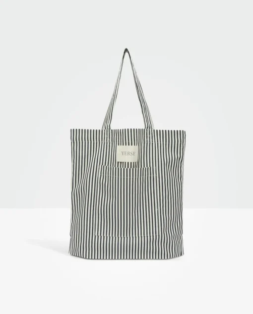 YERSE Bolsa loyalty rayas azul oscuro Sale