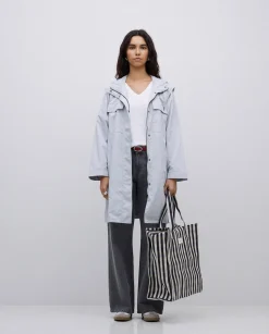 YERSE Bolsa tote cuadros negro Clearance