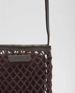 YERSE Bolso porta móvil red chocolate Outlet