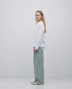 YERSE Camisa fluida viscosa blanco Online