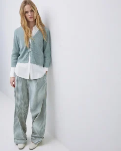 YERSE Camisa fluida viscosa blanco Online