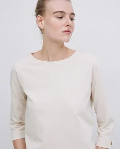 YERSE Camiseta básica 3/4 beige Hot