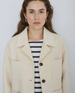 YERSE Chaqueta lana doble faz crudo Discount