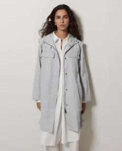 YERSE Chaqueta water repellent capucha gris Outlet