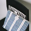 YERSE Clutch de rayas azul Online