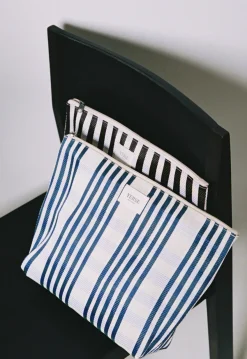 YERSE Clutch de rayas azul Online
