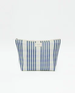 YERSE Clutch de rayas azul Online