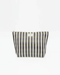 YERSE Clutch rayas negro Sale