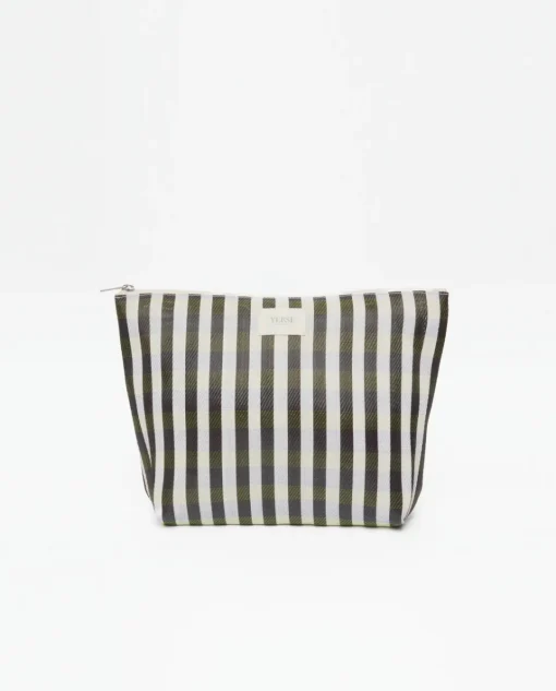 YERSE Clutch rayas negro Sale