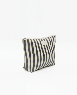 YERSE Clutch rayas negro Sale