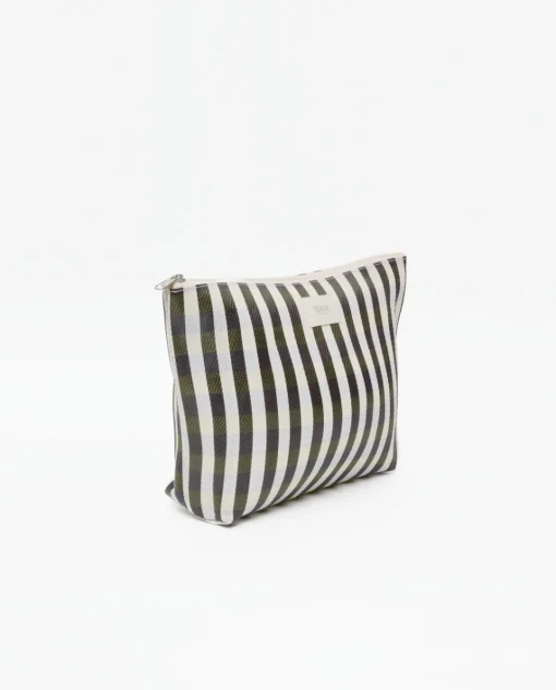 YERSE Clutch rayas negro Sale