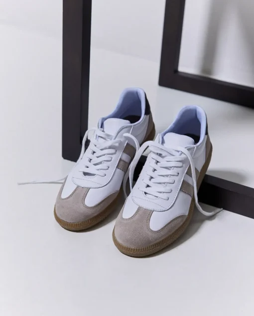 YERSE Deportivas de piel blanco Hot