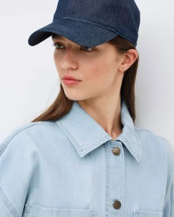 YERSE Gorra ajustable denim azul índigo Discount