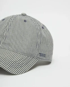 YERSE Gorra ajustable rayas gris Online