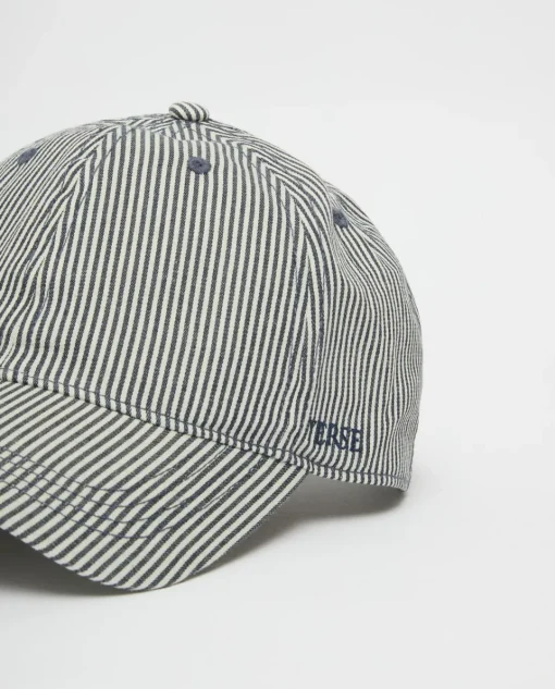 YERSE Gorra ajustable rayas gris Online