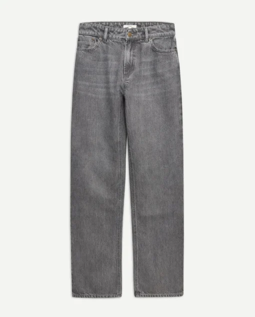 YERSE Jeans algodón rectos gris Hot
