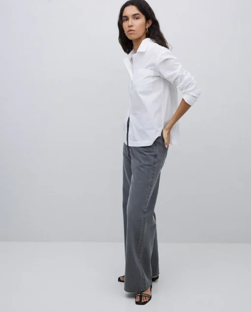 YERSE Jeans anchos gris Hot