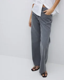 YERSE Jeans anchos gris Hot