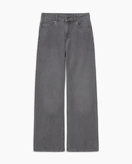 YERSE Jeans anchos gris Hot