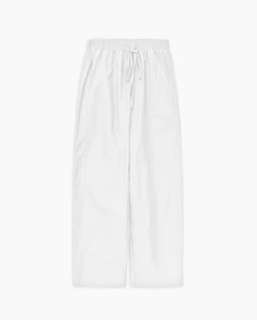 YERSE Pantalones balloon fit 100% algodón blanco Hot