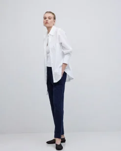 YERSE Pantalones jogger azul oscuro Clearance