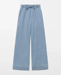 YERSE Pantalones palazzo denim azul Hot