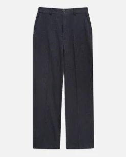 YERSE Pantalones wide leg azul marino Sale