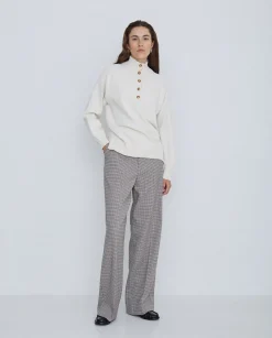 YERSE Pantalones wide leg gris claro Best