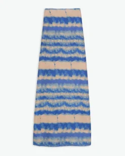 YERSE Pareo estampado Tye Dye azul Discount