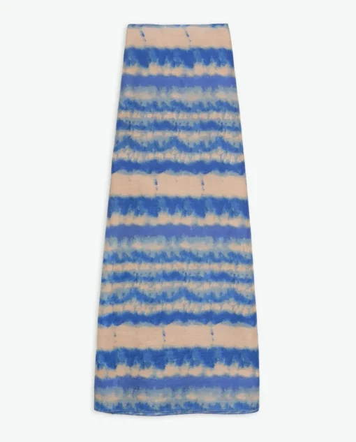 YERSE Pareo estampado Tye Dye azul Discount