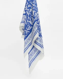 YERSE Pañuelo seda azul New