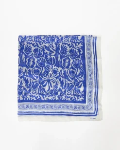 YERSE Pañuelo seda azul New