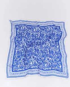YERSE Pañuelo seda azul New