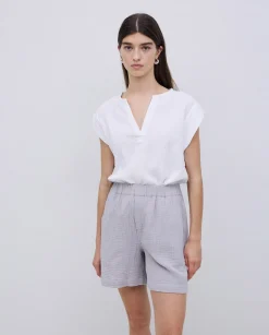 YERSE Short muselina gris Clearance
