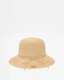YERSE Sombrero handmade rafia camel Discount